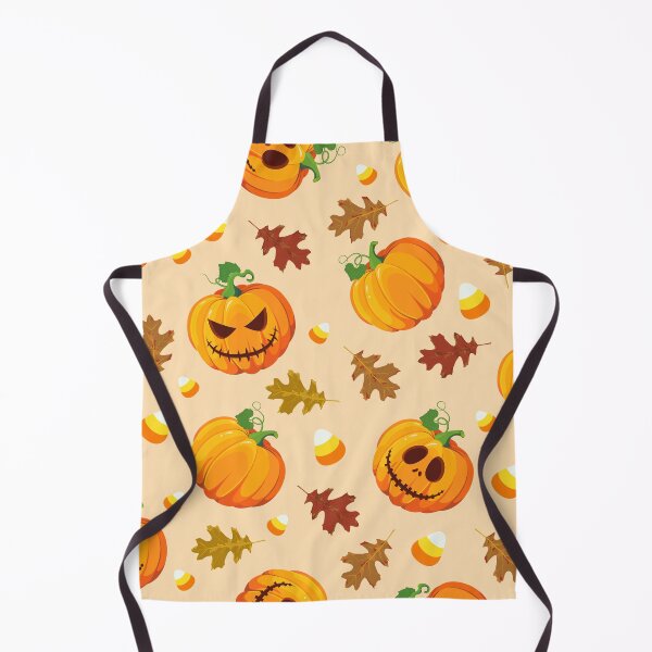 Item preview, Halloween Pumpkin Smiling Face and Oak Leaves designed and sold by fredgarden8.