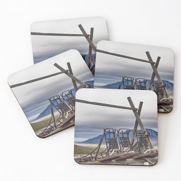 Item preview, Dogsleds Waiting for Winter designed and sold by Marylou Badeaux.