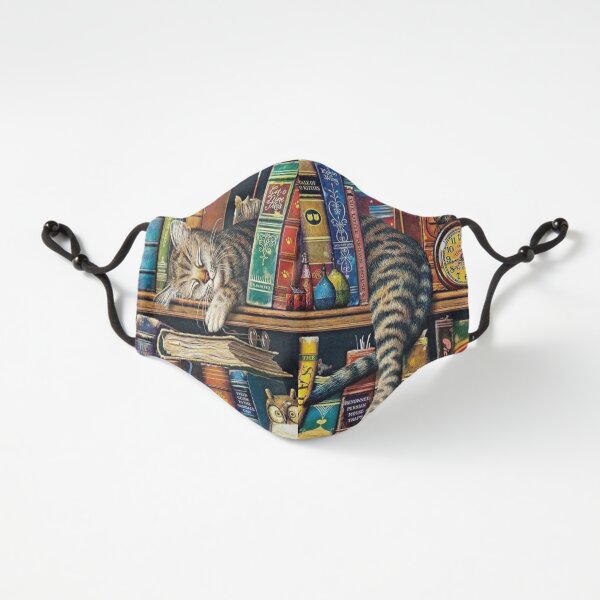 Bookshelf Cat, Library cats Fitted 3-Layer