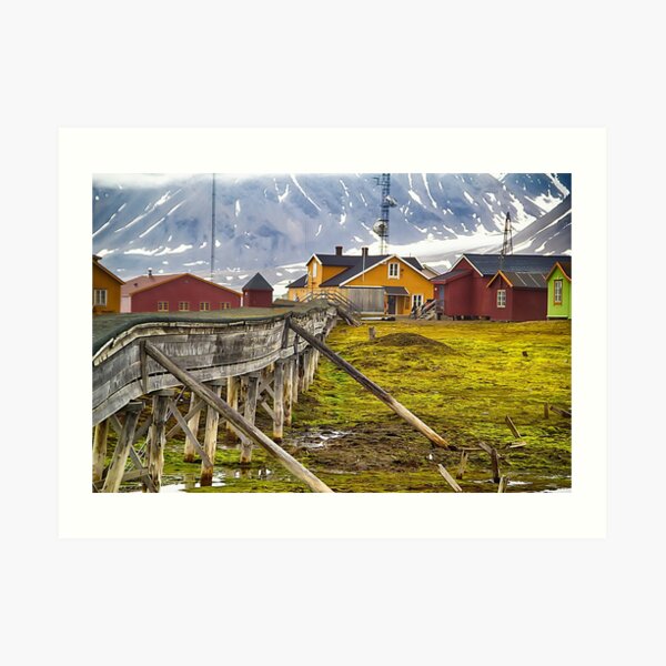 Colors of Ny-Alesund Art Print