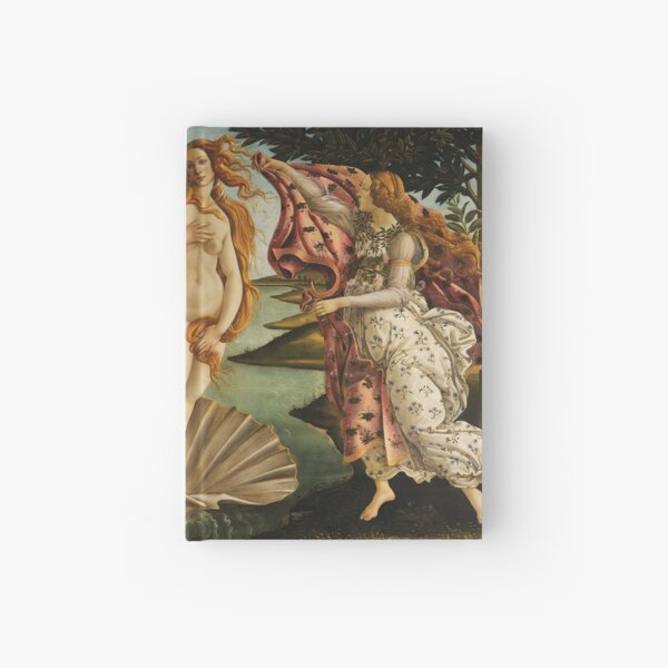 The Birth of Venus by Botticelli Hardcover Journal