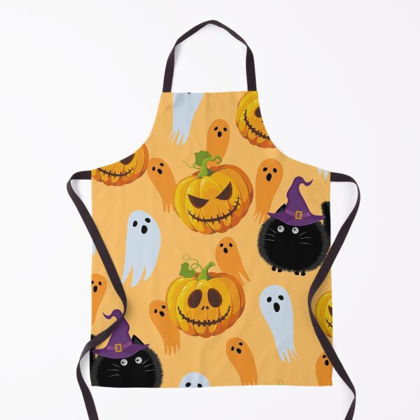 Item preview, Halloween Pumpkin Smiling Faces and Ghosts designed and sold by fredgarden8.