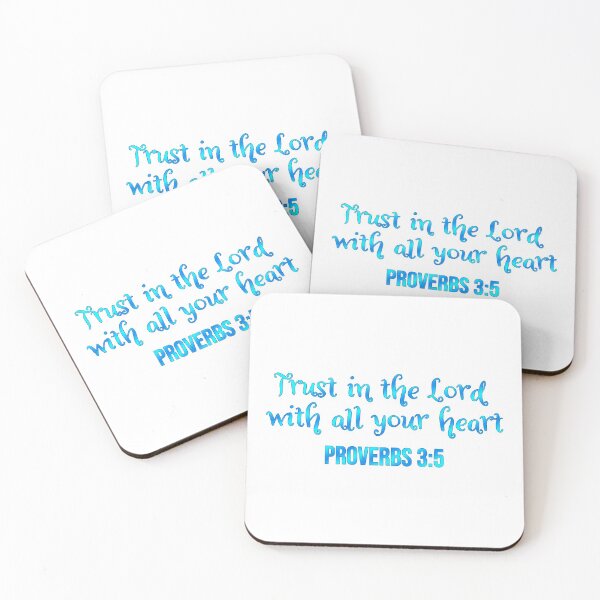 Item preview, Proverbs 3:5 | Bible Verse Quote | Christian | Trust The Lord with All Your Heart designed and sold by christiangoods.