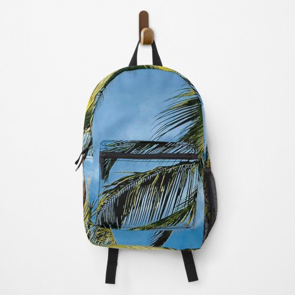Item preview, Blue sky with coconut tree. designed and sold by everafter1902.