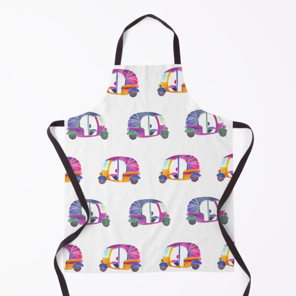 Item preview, Funky rickshaws pattern designed and sold by Home Cyn Home.