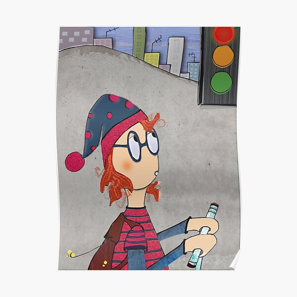 Cory and the scooter Poster