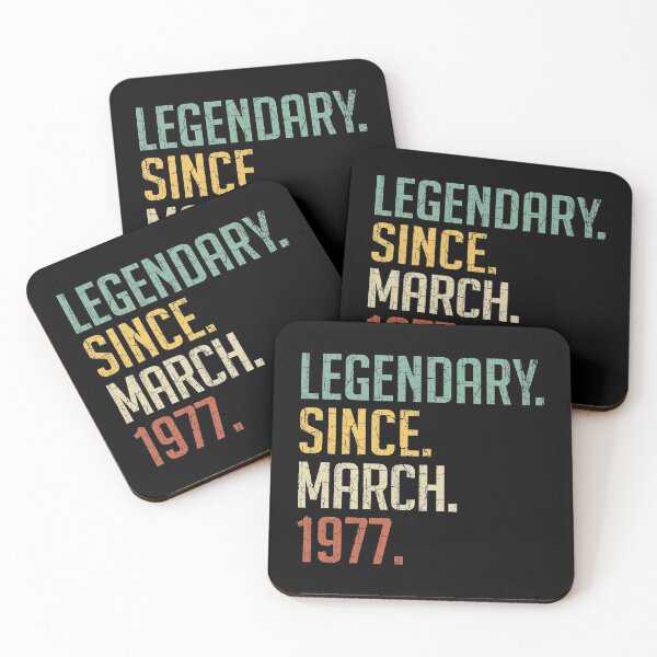 Item preview, Legendary Since March 1977 44th Birthday Gift 44 Years Old Vintage March 1977 designed and sold by Takatv.