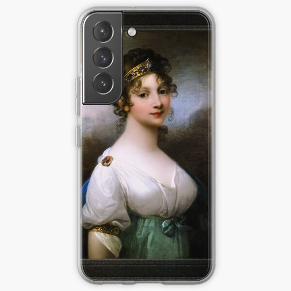 Portrait of Louise of Mecklenburg-Strelitz, Queen of Prussia by Josef Grassi Classical Fine Art Old Masters Reproduction Samsung Galaxy Soft Case