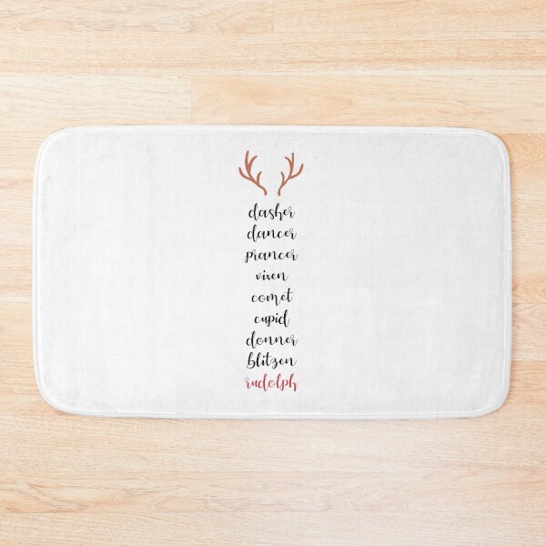 Item preview, Dasher Dancer Prancer Vixen Comet Cupid Donner Blitzen Rudolph Santas Reindeer designed and sold by agdesigns6.
