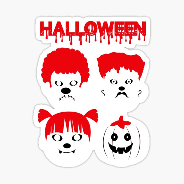 Item preview, Halloween scary faces designed and sold by 4800cash.