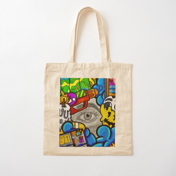 Aperçu de l'œuvre EYE: Copic Marker Doodle (oreiller, tasses, tasses de voyage, sacs, bouteilles, masque) créée et vendue par Clowzey.