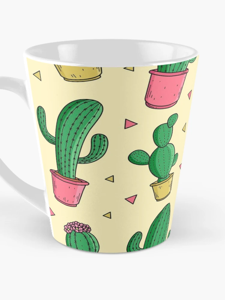 Thumbnail 3 of 4, Coffee Mug, Cacti Pattern Design designed and sold by RheanaDesigns.