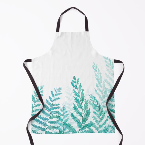 Item preview, green fern watercolor designed and sold by SelenePaintings .