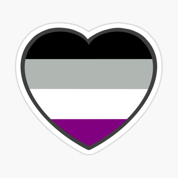 “Asexual " Sticker by tasha0louise | Redbubble