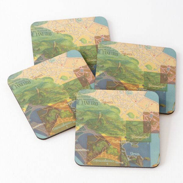 Item preview,  Main Streets In The Southern Part Of The City Of Rio De Janeiro, 1934 designed and sold by Gin  Neko.