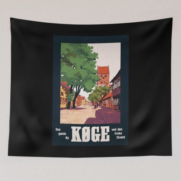 Aperçu de l'œuvre Koge poster retro créée et vendue par CorasPosters.