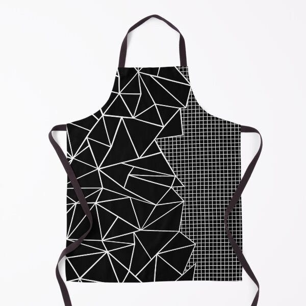 Item preview, Abstract Outline Grid New Black designed and sold by ProjectM.