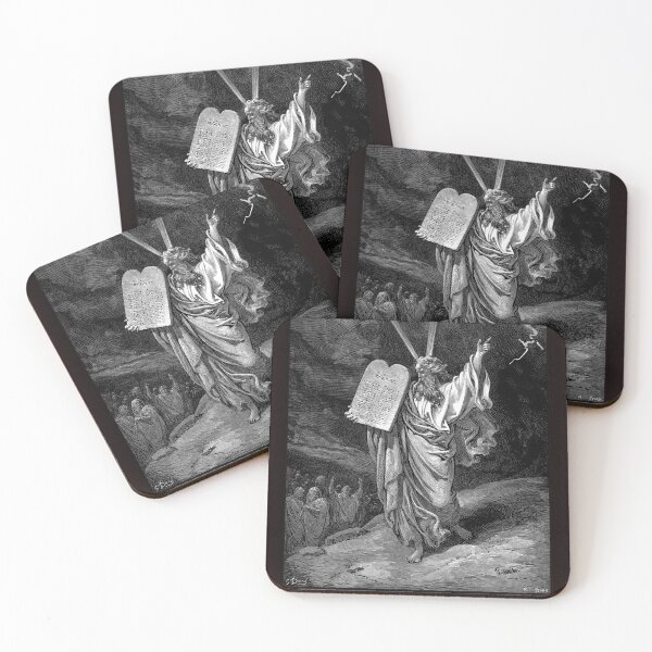 Item preview, Moses Comes Down from Mount Sinai by Engraving by H. Pisan Classical Art Old Masters Reproduction designed and sold by Xzendor7 Digital Art Creations.