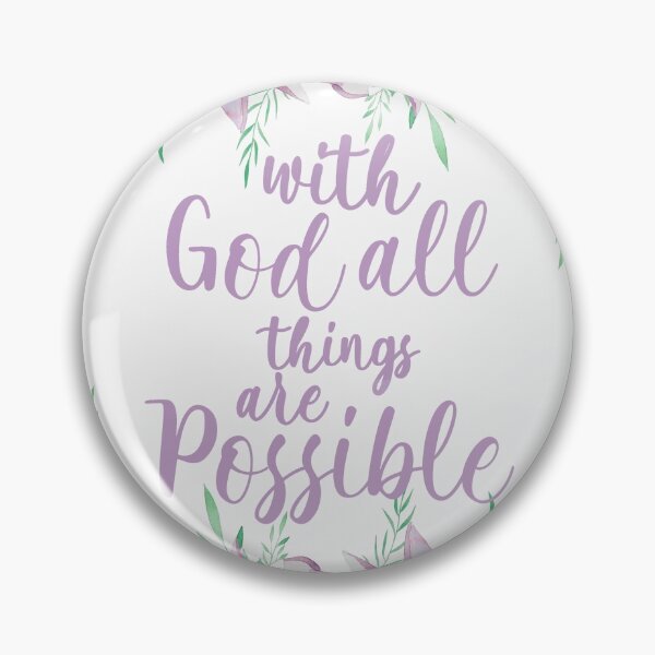 Item preview, With God all things are possible designed and sold by della95.