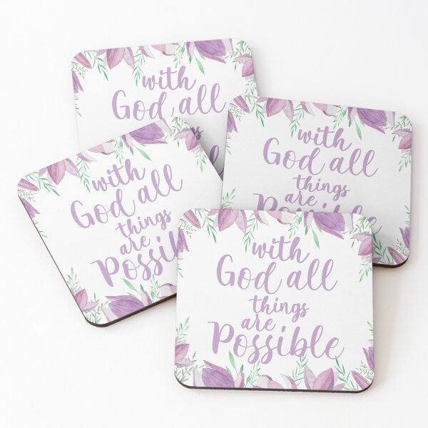 Item preview, With God all things are possible designed and sold by della95.