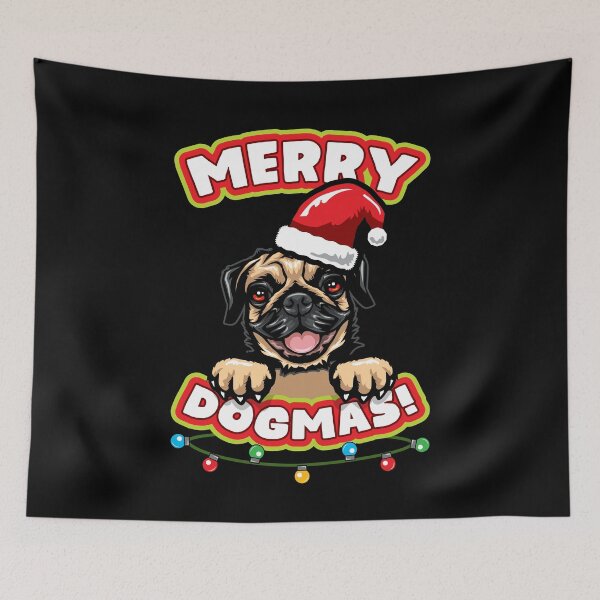 Item preview, Christmas Pug designed and sold by IPRINT Clothing.