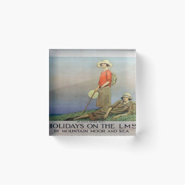 Item preview, Holidays on the LMS retro poster designed and sold by CorasPosters.
