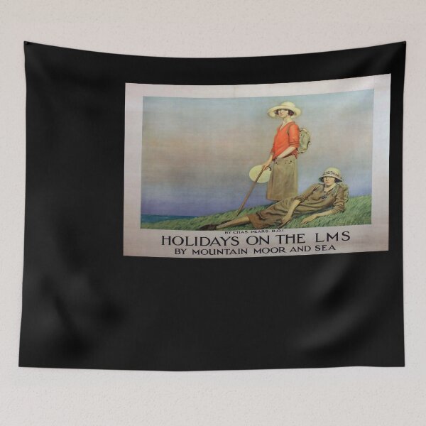Item preview, Holidays on the LMS retro poster designed and sold by CorasPosters.