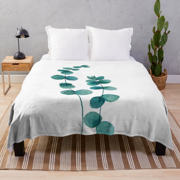 Item preview, hand painted eucalyptus leaf watercolor designed and sold by ColorandColor.