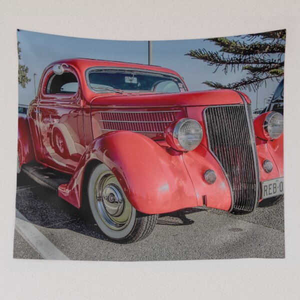Item preview, 36 Ford tudor coupe in red designed and sold by Cars around Adelaide.