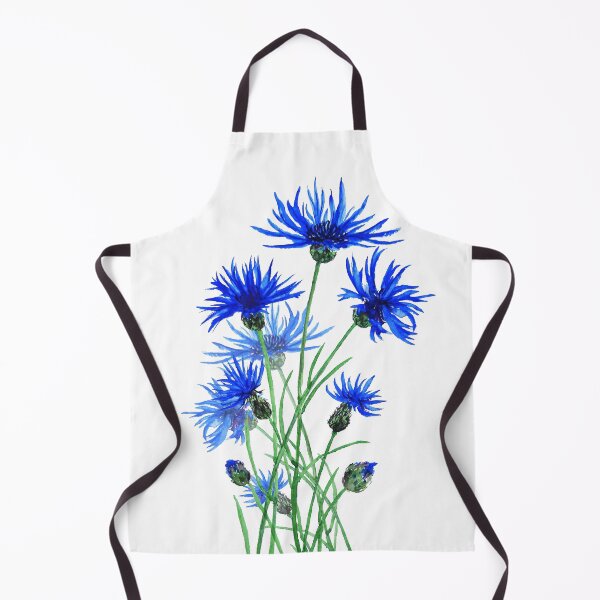 Item preview, blue cornflowers watercolor designed and sold by ColorandColor.