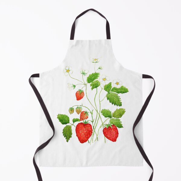 Item preview, hand painted strawberry painting designed and sold by ColorandColor.