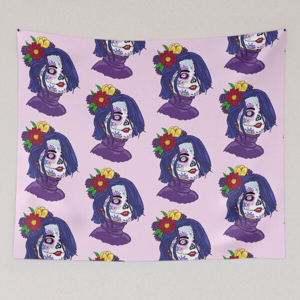 Item preview, Misty Sugar Skull  designed and sold by missmann.