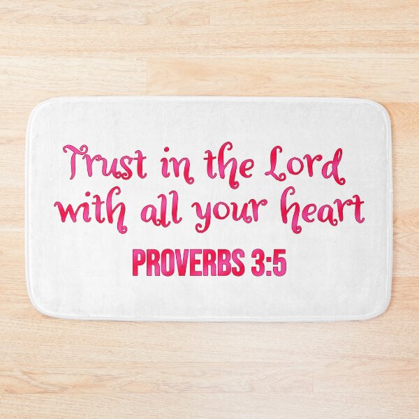 Item preview, Proverbs 3:5 | Bible Verse Quote | Christian | Trust The Lord with All Your Heart designed and sold by christiangoods.