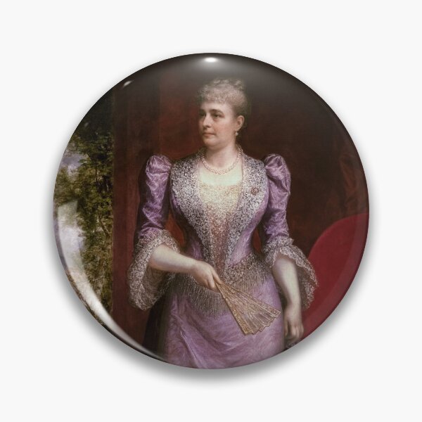Item preview, Portrait of Caroline Scott Harrison by Daniel Huntington Classical Fine Art Old Masters Reproduction designed and sold by Xzendor7 Digital Art Creations.