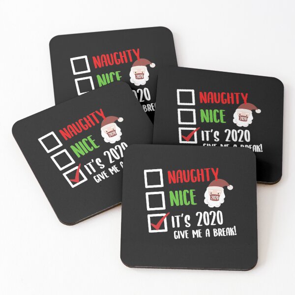 Item preview, Christmas 2020 Naughty Nice designed and sold by RainbowPandas.