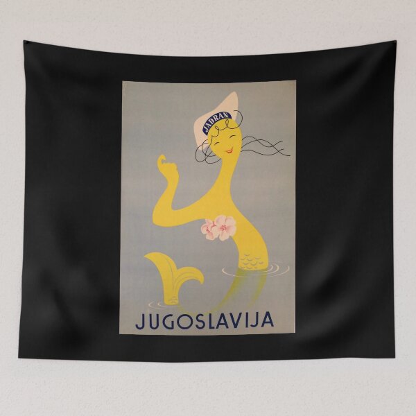 Item preview, Jugoslavija retro poster designed and sold by CorasPosters.