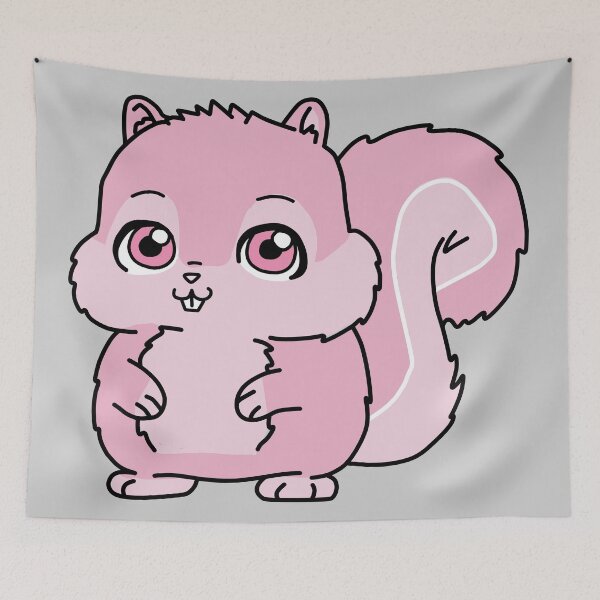 Item preview, CoAdorable Squirrel! (Pink) designed and sold by alisonrog.