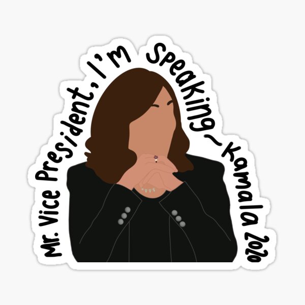 Item preview, Kamala Harris VP Debate 2020 designed and sold by snehajindal-art.