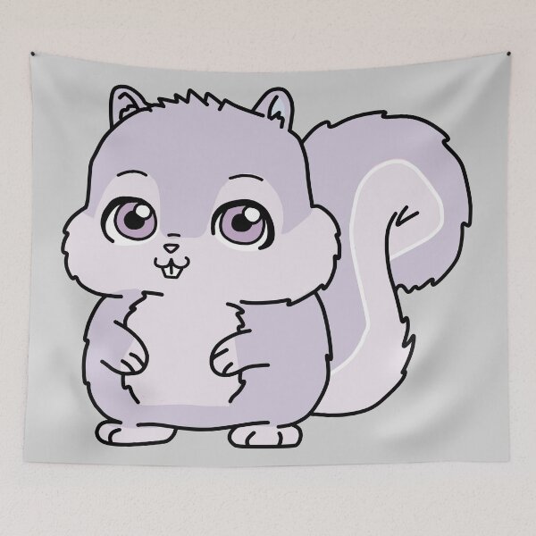 Item preview, Adorable Squirrel! (Purple) designed and sold by alisonrog.