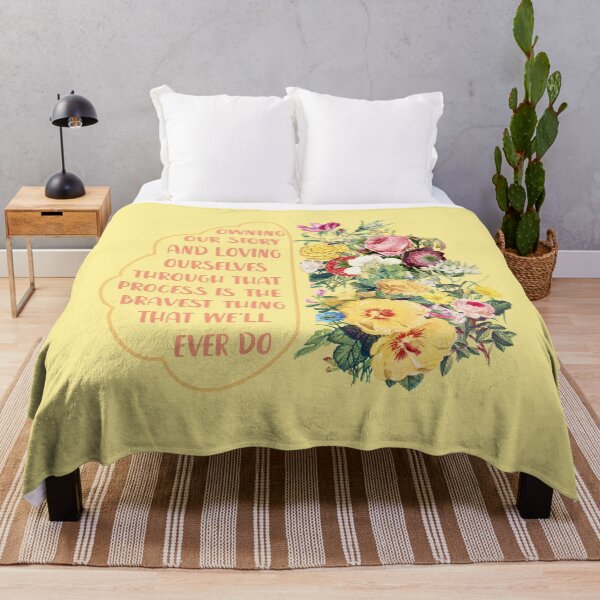 Item preview, Positive motivational quote - Brain & flowers - Mental health designed and sold by Mindy Bubble.