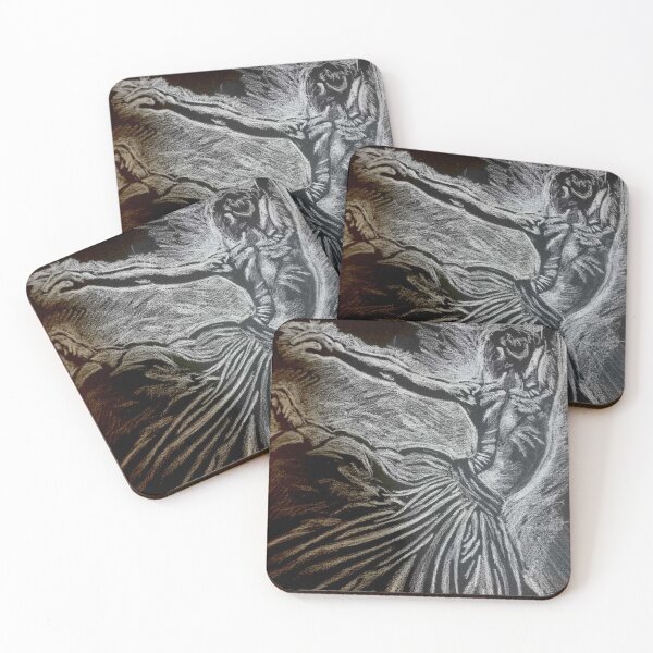 Item preview, Dancer Drawing - white pencil on black paper designed and sold by Geoff Treagus.