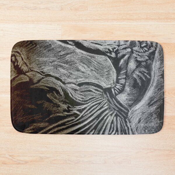 Item preview, Dancer Drawing - white pencil on black paper designed and sold by Geoff Treagus.