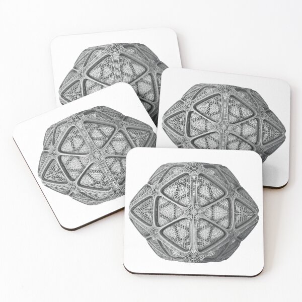 Item preview, Atom Array Icosa - Abstract Art designed and sold by elpenguin.