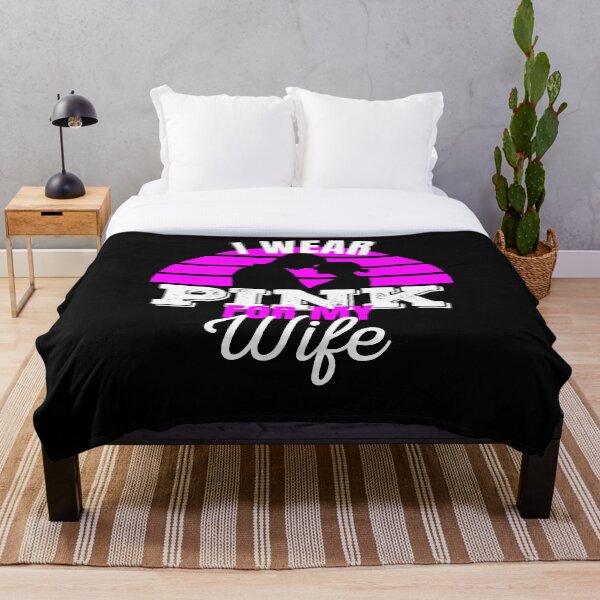 Item preview, I wear pink for my wife - October breast cancer awareness month designed and sold by eskina.