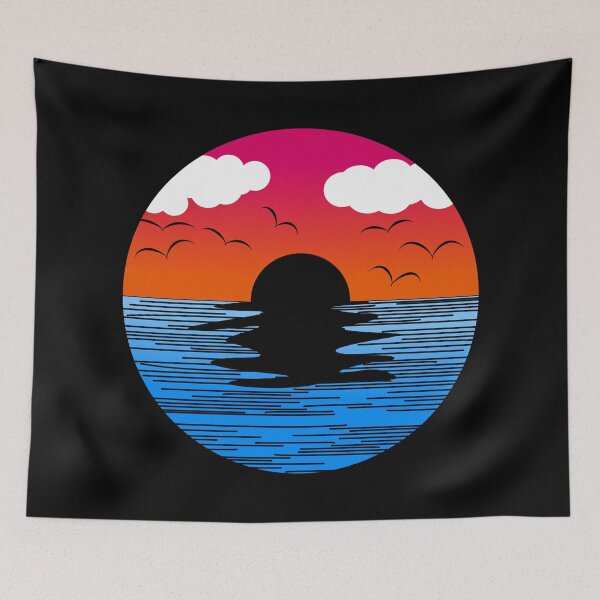 Item preview, Retro Sunset Curves designed and sold by faishalwira.