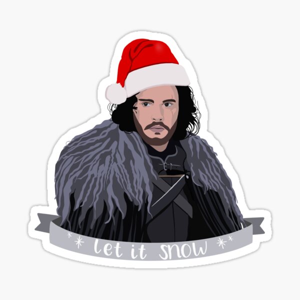 Download Jon Snow Stickers | Redbubble