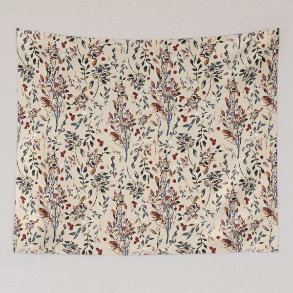 Item preview, Fall Leaves & Berries-Tan designed and sold by StudioPosies.