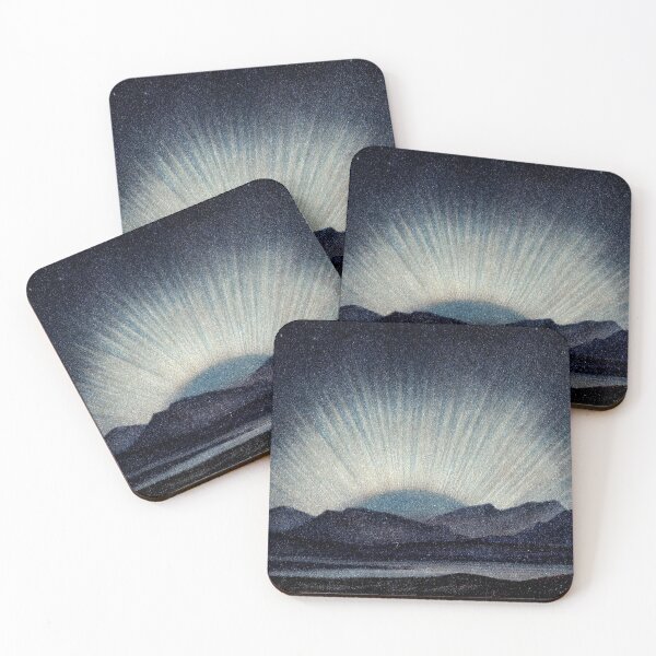 Item preview, Northern Lights - Vintage Postcard Illustration designed and sold by elevens.