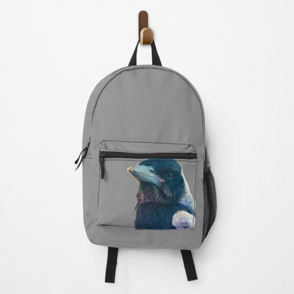Vista previa del artículo con la obra «¡Bub! Urraca juvenil australiana rescatada.», diseñado y vendido por YollieBeeArt.