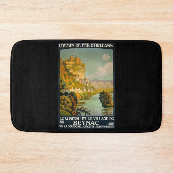 Item preview, Beynac retro poster designed and sold by CorasPosters.